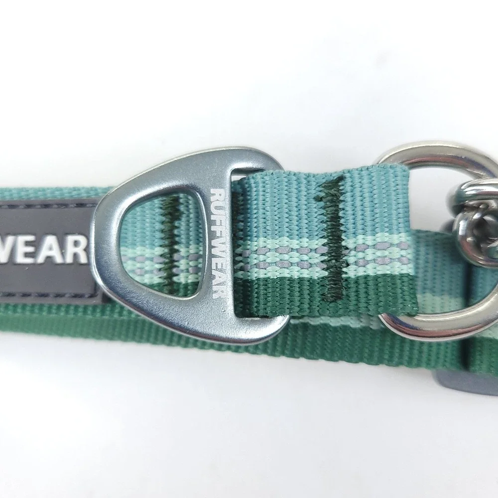 NWoT Ruffwear Chain Reaction Dog Collar Teal and Green 11-14 Inch